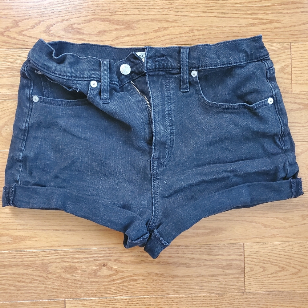 Madewell Black High Rise Shorts